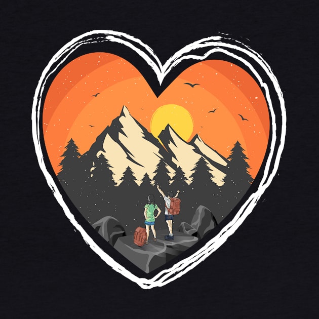 Hiking Is My Valentine by Wintrly